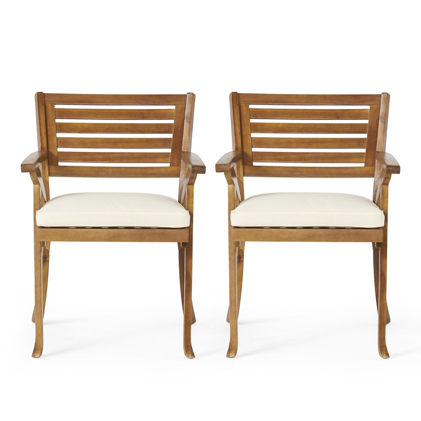 Hermosa 5-Piece Wood Dining Set with Cushions – Stylish & Sustainable Dining