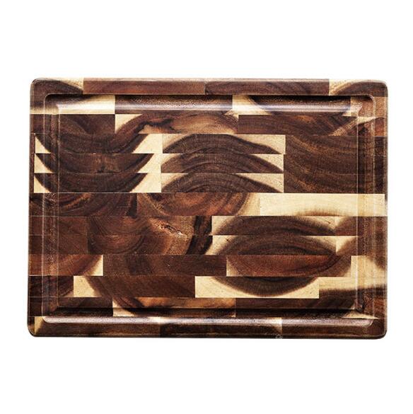 Extra-Large Acacia Wood Cutting Board – End Grain Butcher Block