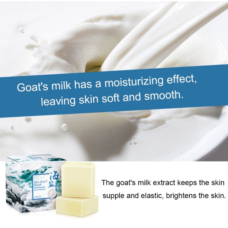 Natural Sea Salt Soap – Skin Brightening & Moisturizing Face and Body Care
