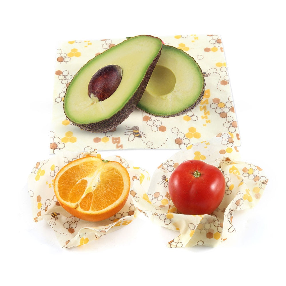 Reusable Silicone Food Wraps & Beeswax Cloth – Eco-Friendly Freshness Seal