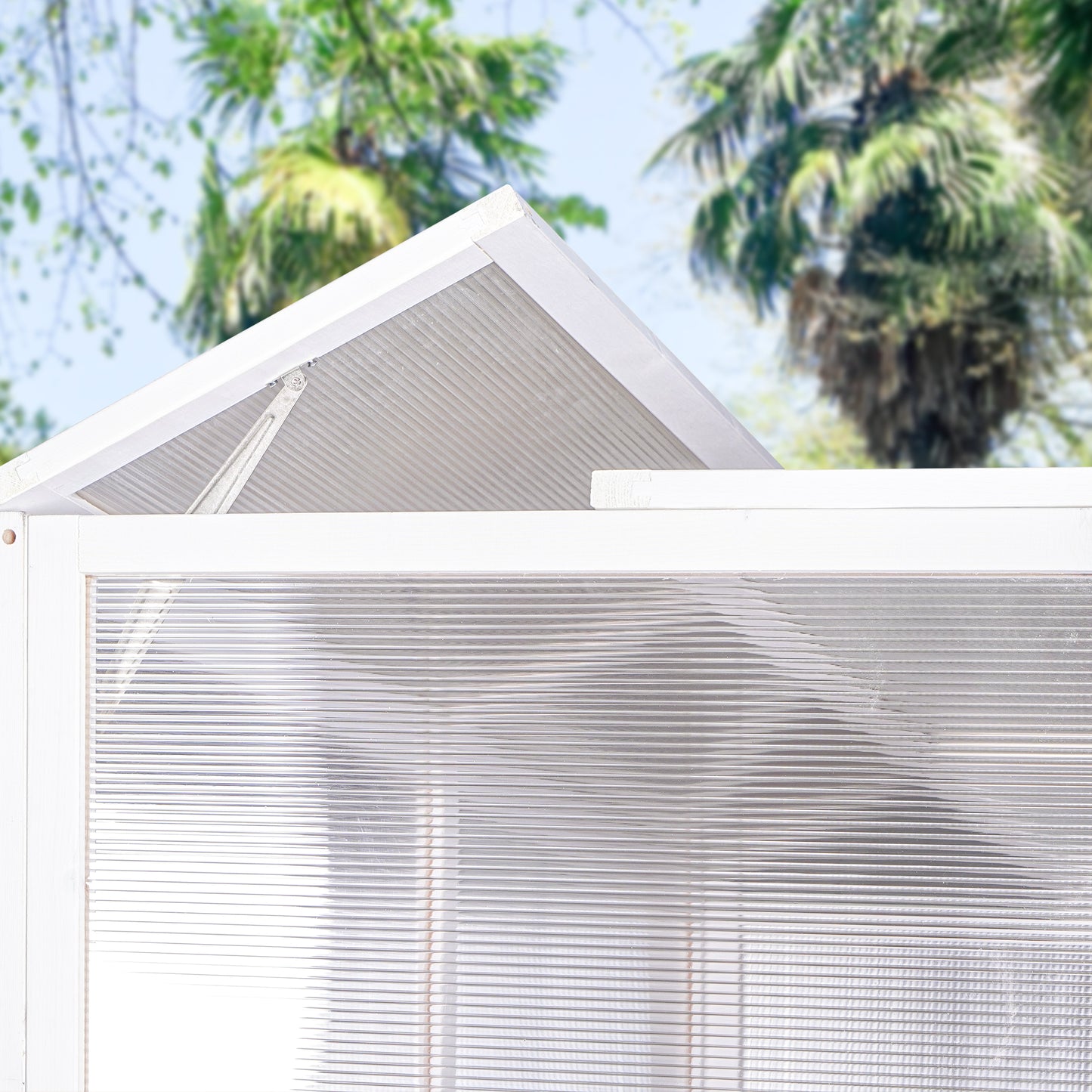 Wooden Lean-To Greenhouse – Heavy-Duty Outdoor Winter Garden Solution