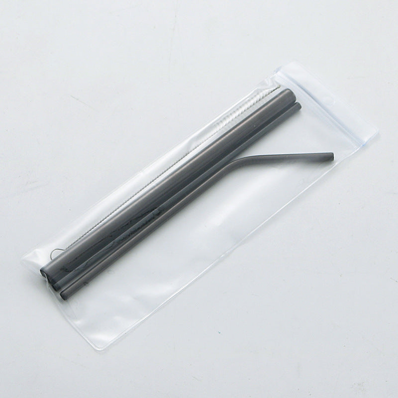 Reusable Stainless Steel Straw Set – Durable & Eco-Friendly Metal Beverage Straws