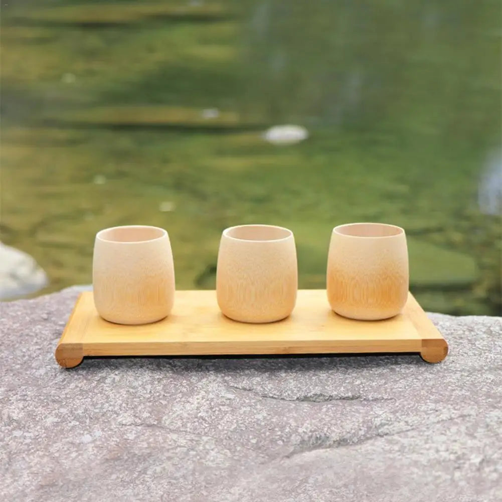 Handmade Bamboo Cup – Eco-Friendly Water & Tea Cup for Home Use