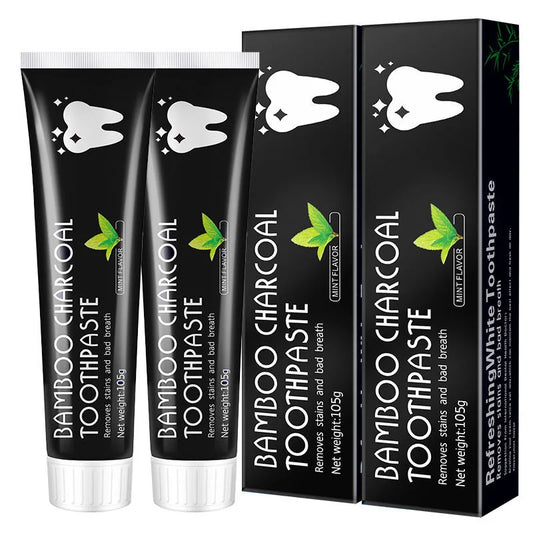 Bamboo Charcoal Black Coconut Shell Toothpaste – Natural Whitening & Freshness (105g)
