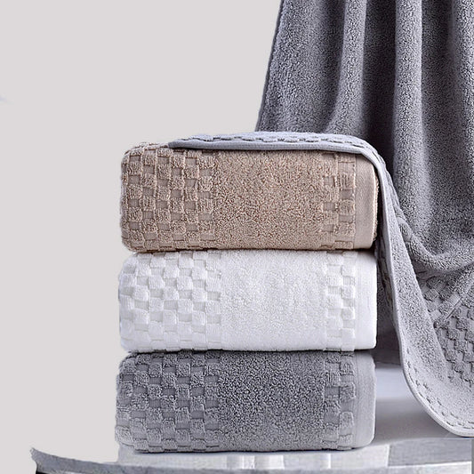 Bamboo Charcoal Coral Velvet Bath Towel – Ultra-Soft & Eco-Friendly