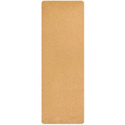 Natural Cork Yoga Mat – Non-Slip Eco-Friendly Fitness & Pilates Mat with Body Alignment Lines