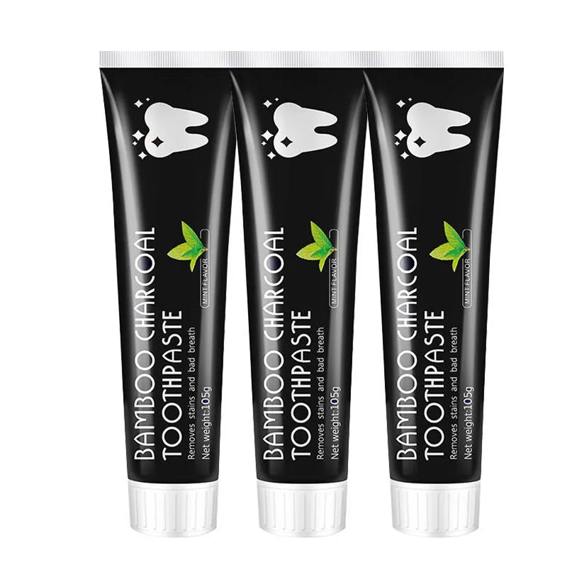 Bamboo Charcoal Black Coconut Shell Toothpaste – Natural Whitening & Freshness (105g)